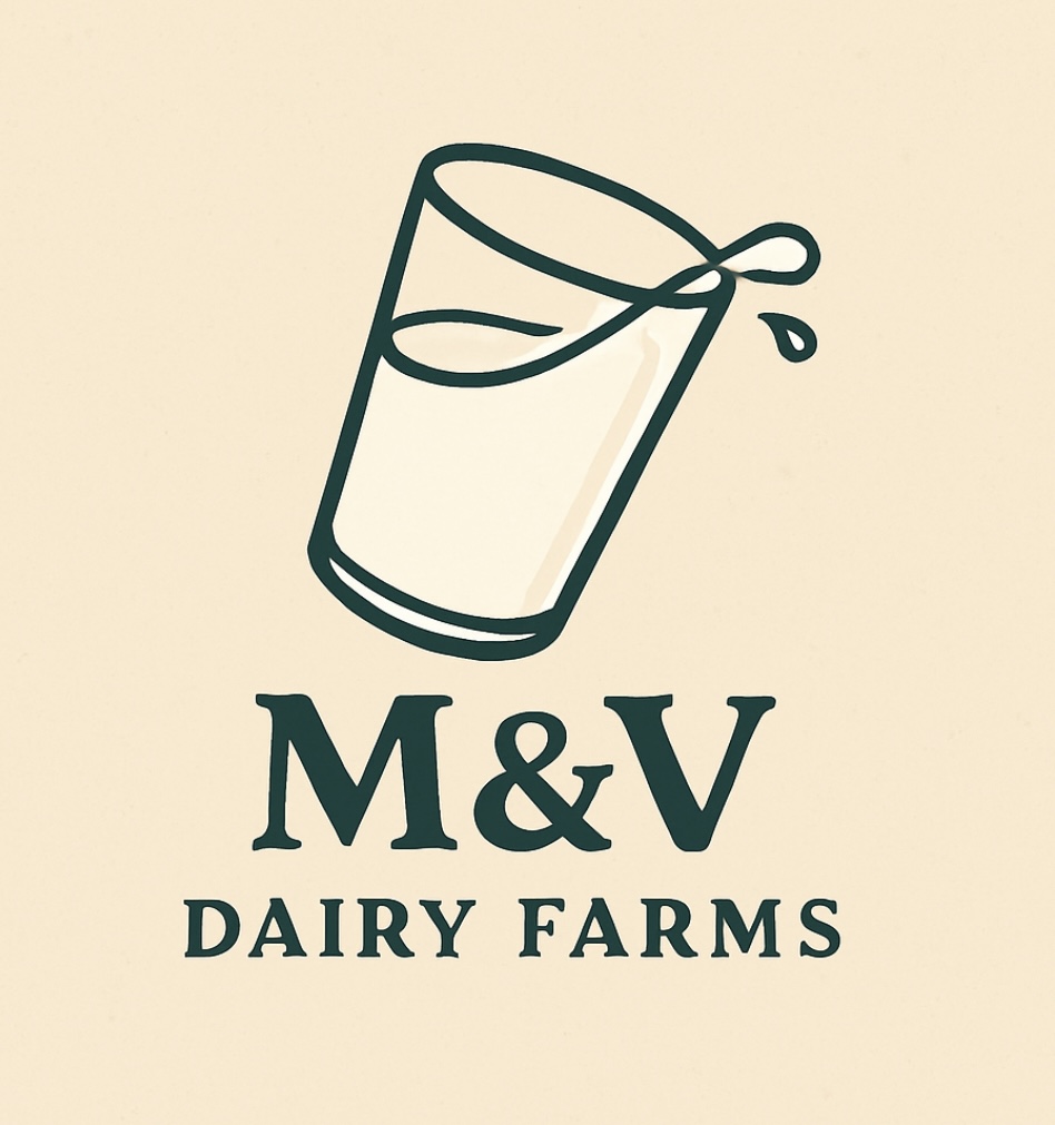 M&V Dairy Farms logo